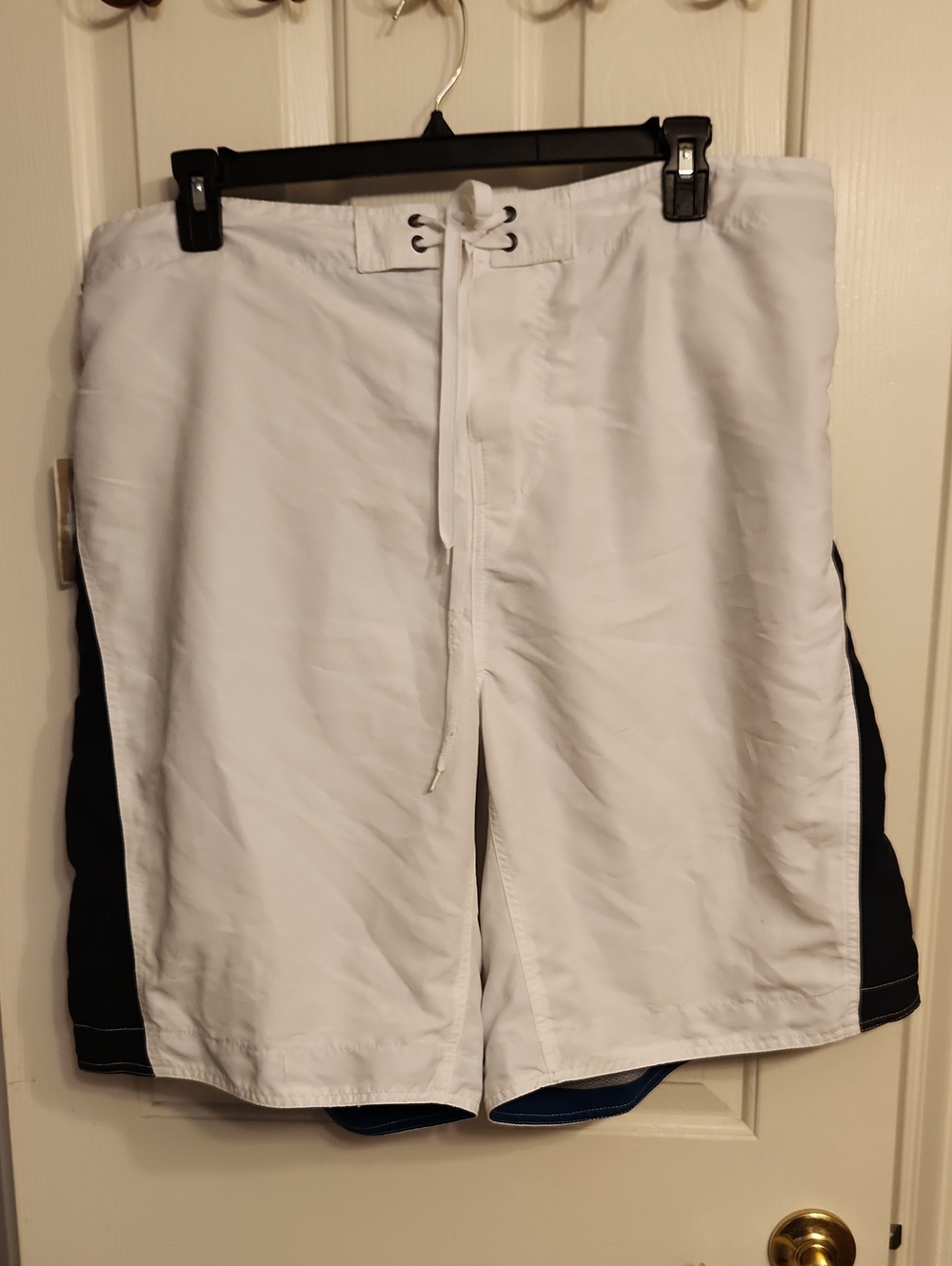 Arizona Jean Company Blue and White Swim Shorts